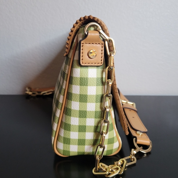 Tory Burch Kerrington Gingham Crossbody Bag - Picture 6 of 15